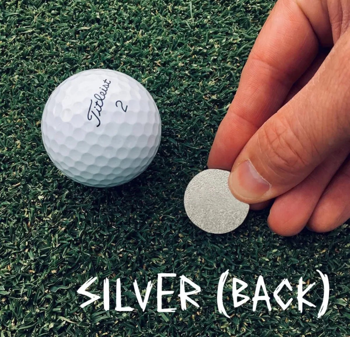 Personalised Golf Ball Coin Marker Your Text/Photo - Image 4
