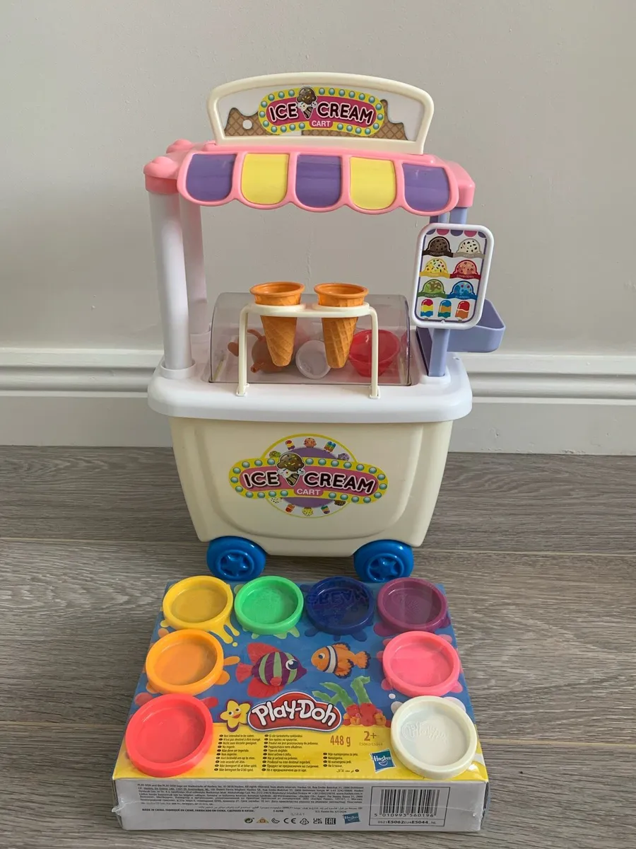Play-Doh Ice Cream Cart & 8 Small Pots - Image 1