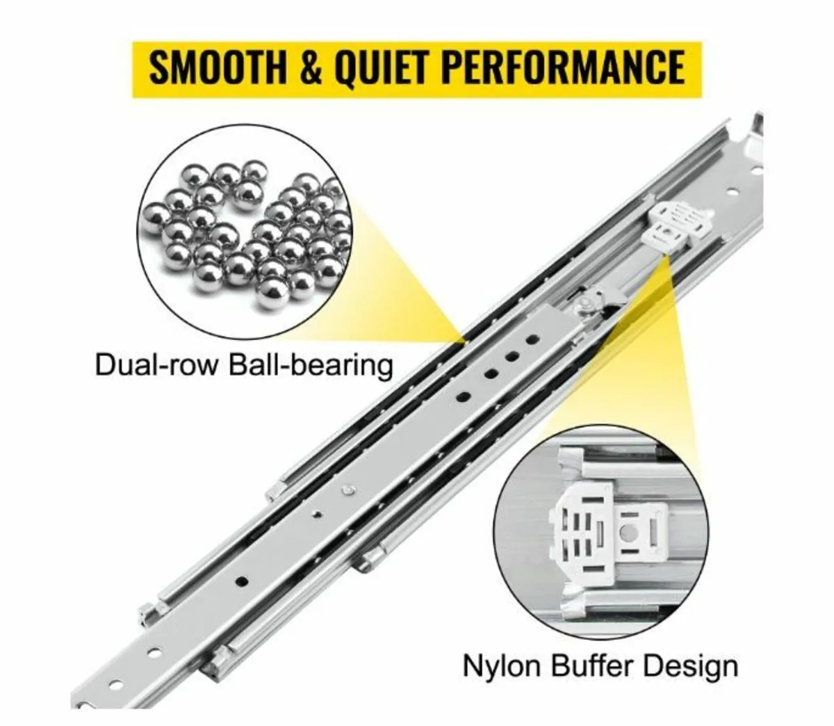 Heavy Duty Drawer Slides 40" Length - Image 4