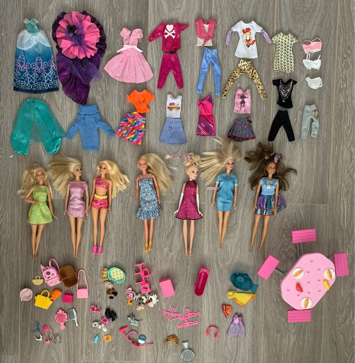 Barbie Doll Bundle - Dolls, Picnic Set, Acces - Image 1
