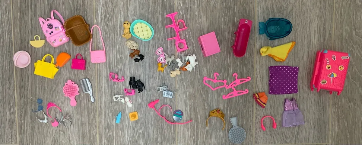 Barbie Doll Bundle - Dolls, Picnic Set, Acces - Image 4
