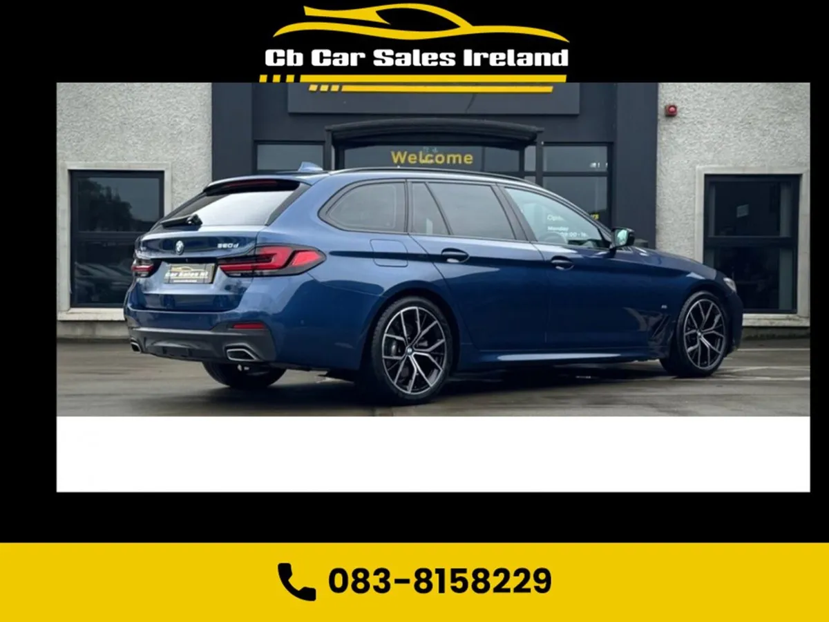 BMW 5 Series 2.0 520d MHT M Sport Touring 5dr Die - Image 3