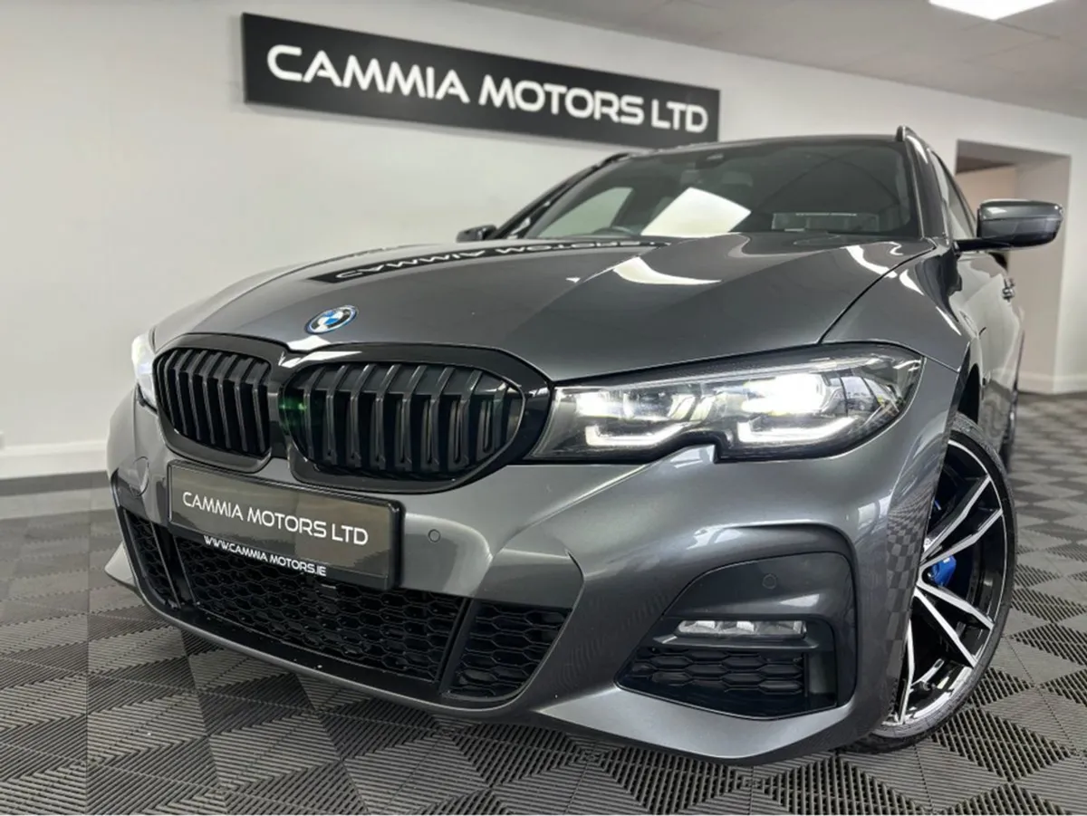 BMW 3 Series BMW 330E M Sport Auto black Leather - Image 4