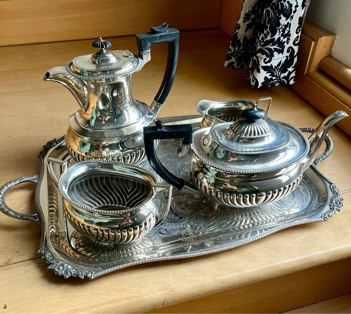 Silver plated Tea and Coffee set - Image 3