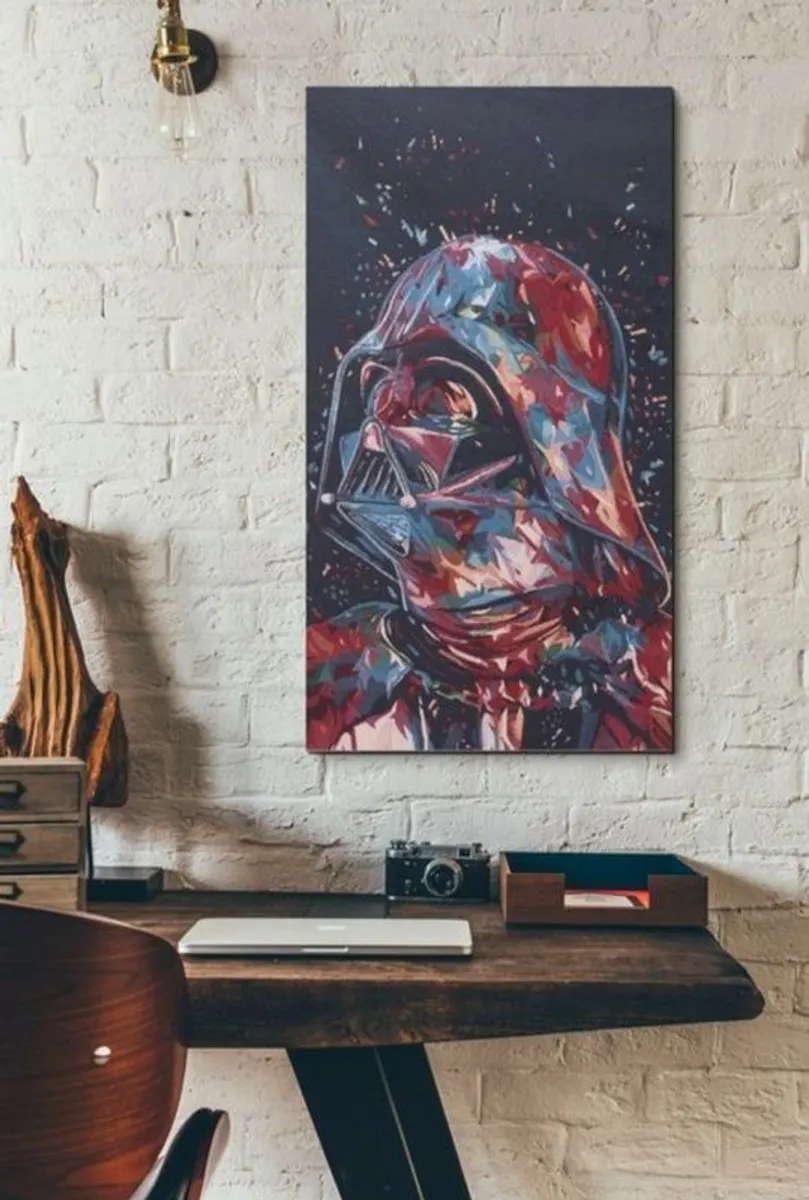 Darth Vadar portrait (125 cm) - Tapestry - Image 1
