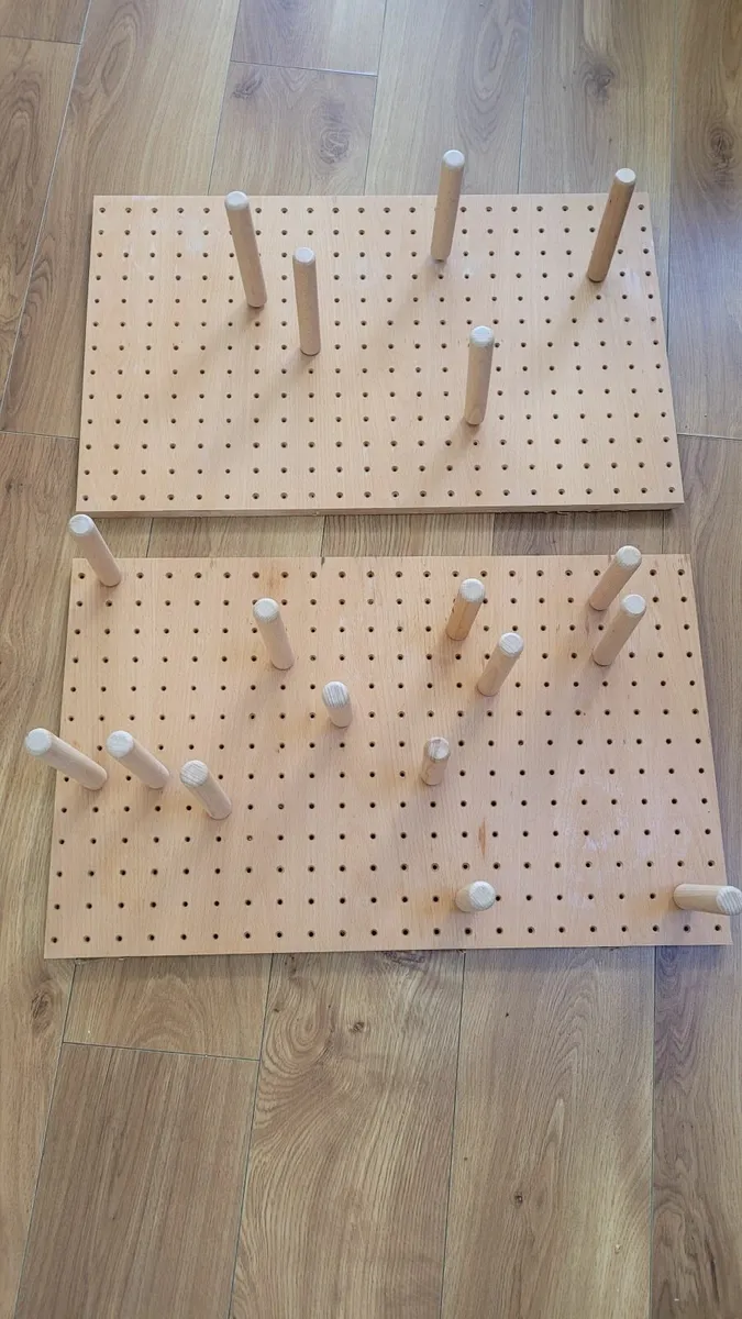 Solid wood peg boards for kitchen drawers - Image 3