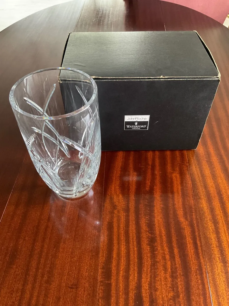John Rocha Waterford Crystal 10” Signature Vase - Image 1