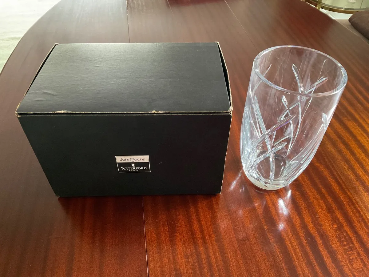 John Rocha Waterford Crystal 10” Signature Vase - Image 2