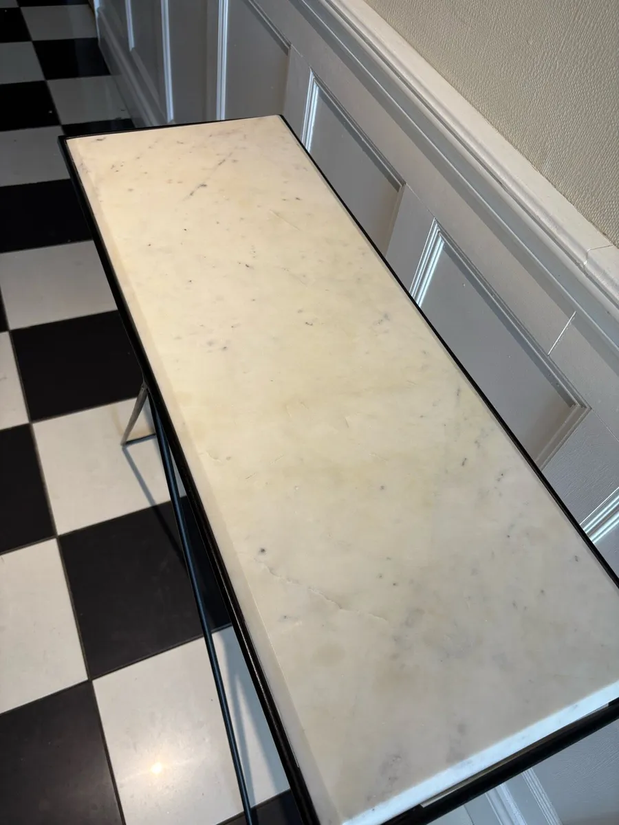 Graham & Green marble console table - must go - Image 2