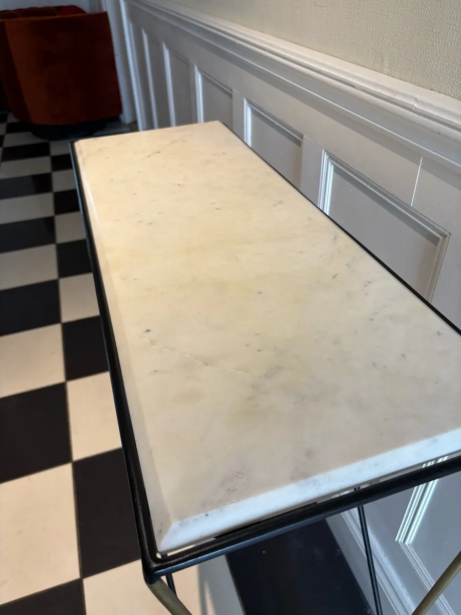 Graham & Green marble console table - must go - Image 3