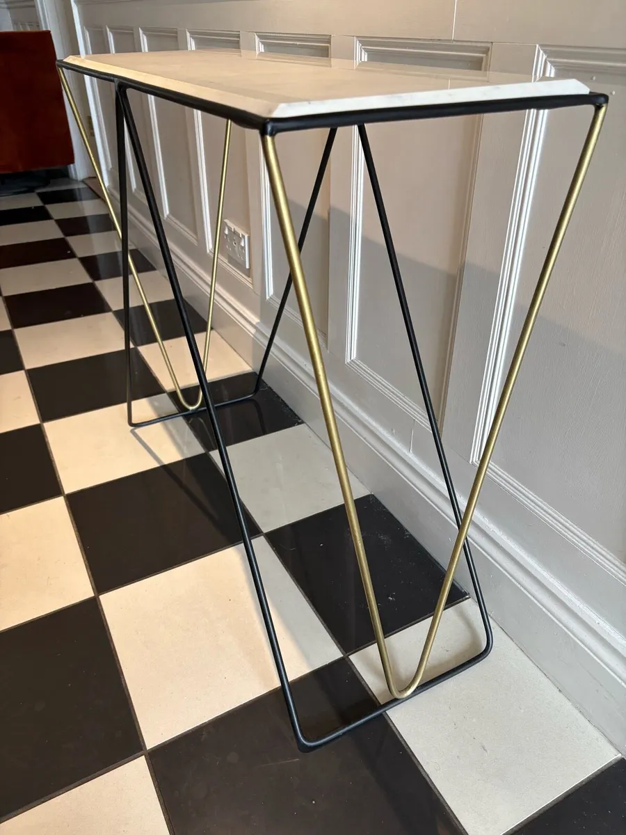Graham & Green marble console table - must go - Image 4