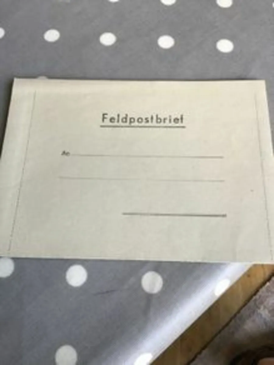 Rare and Genuine WW2 German Feldpost Postcard