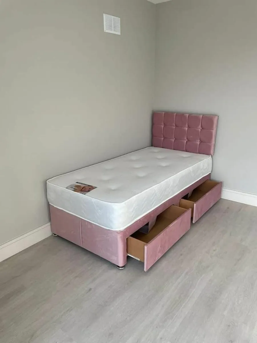 Free Delivery divan beds with mattresses - Image 1