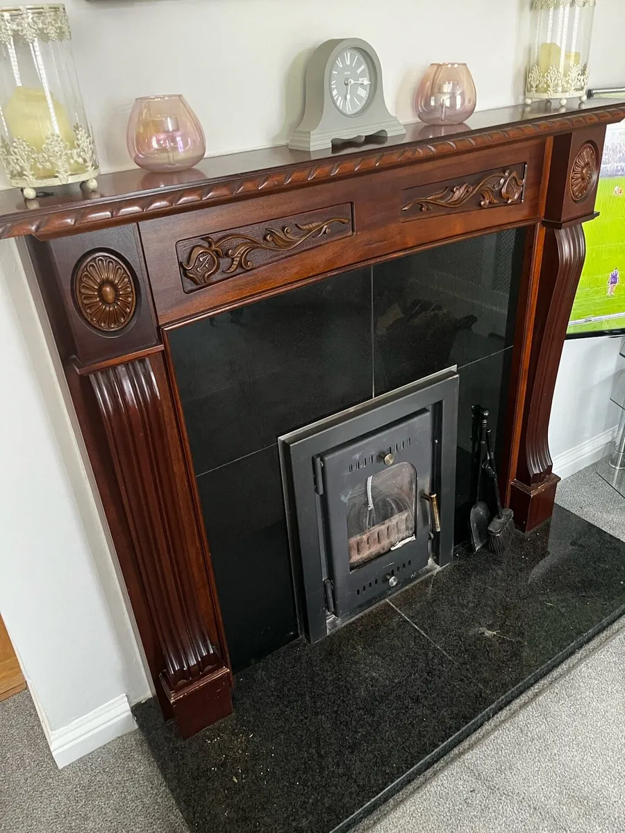 Fireplace and granite hearth - Image 2