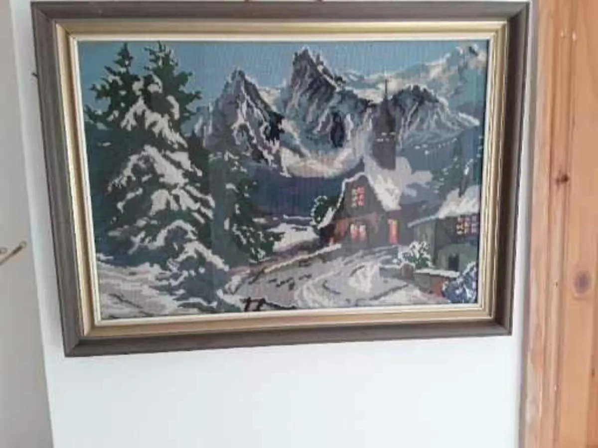 Lovely large tapestry picture - Image 1