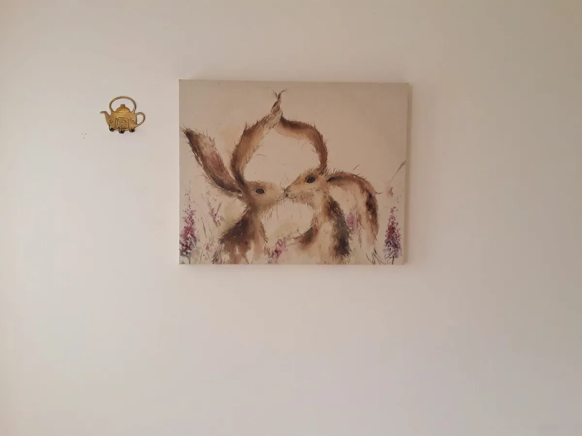 Painting on canvas titled    wishes and kisses - Image 3
