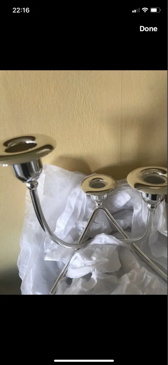 Newbridge Silverware Candleabra - Image 3