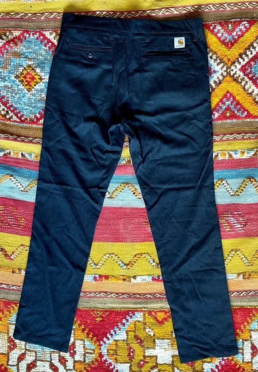 Carhart WIP trousers [32in] charcoal/dk grey - Image 1