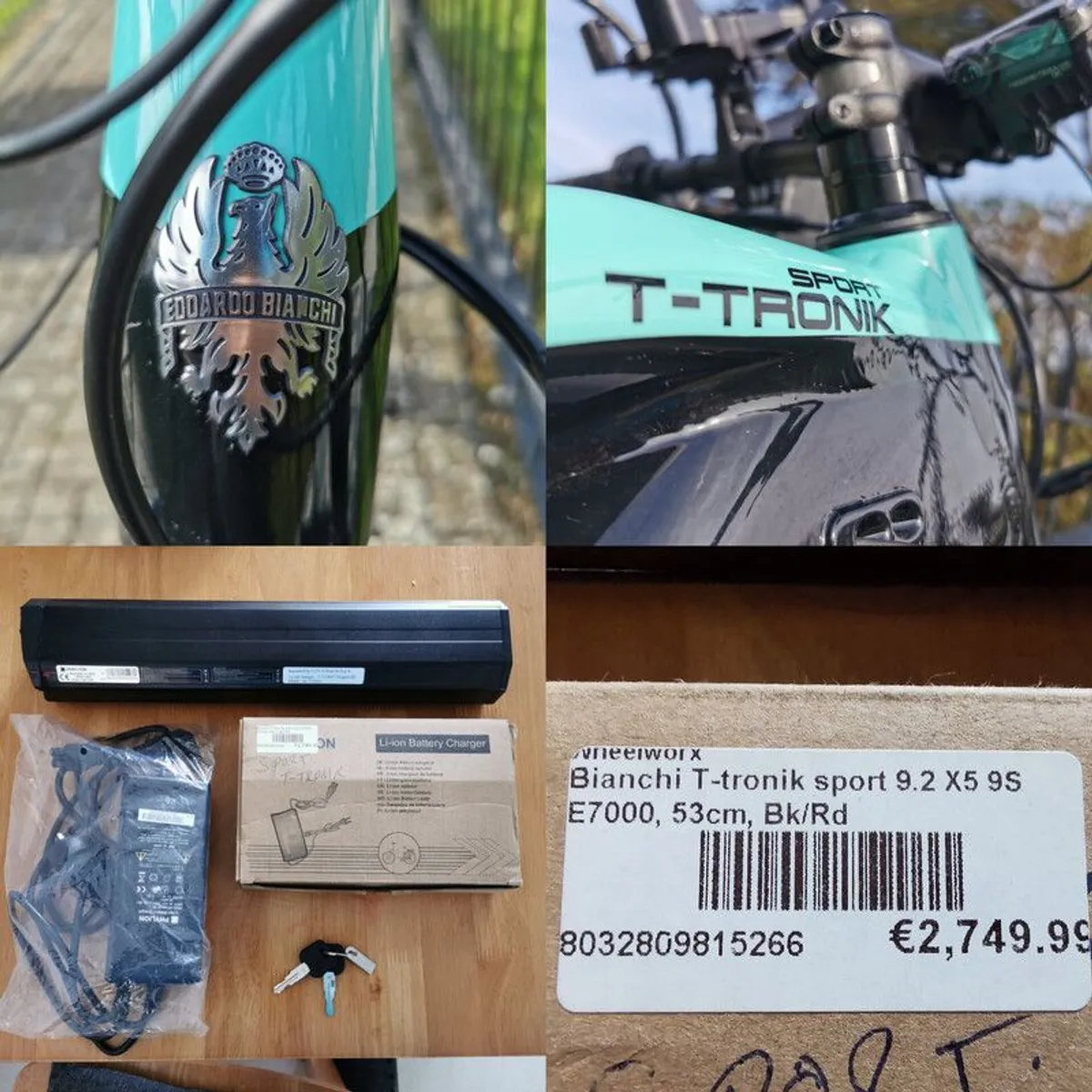 Bianchi T-Tronik Sport Ebike 29" 324Km only!!! - Image 2
