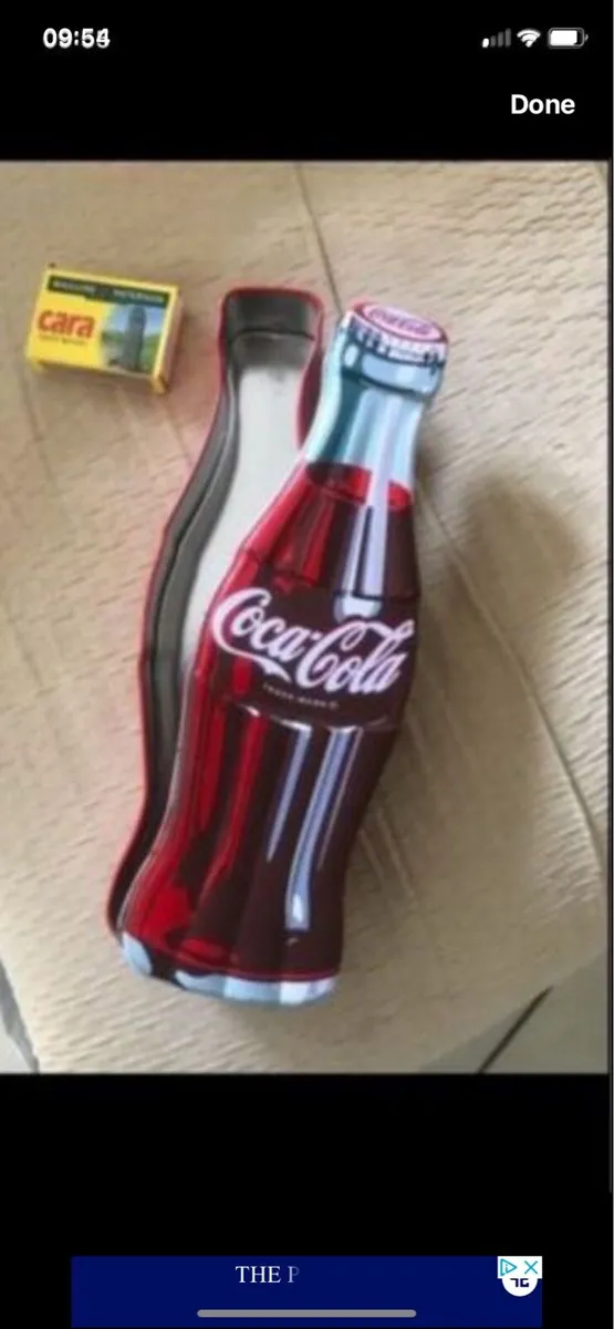 Coca Cola Metal Bottle - Image 1