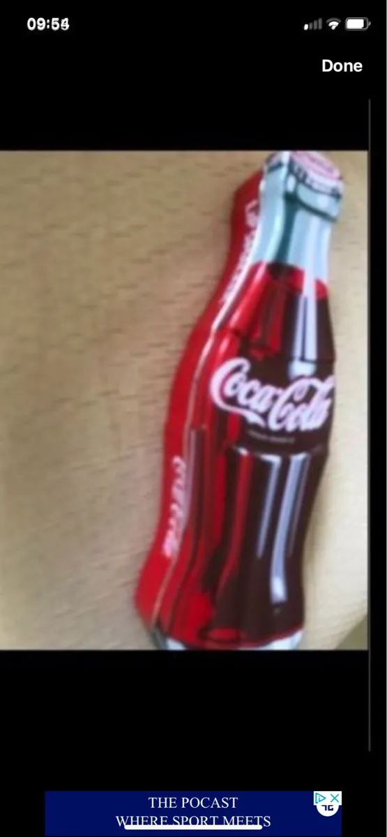 Coca Cola Metal Bottle - Image 3