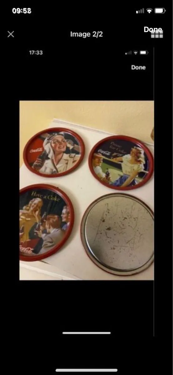 Vintage Retro Style Coca Cola Coasters (4) - Image 2