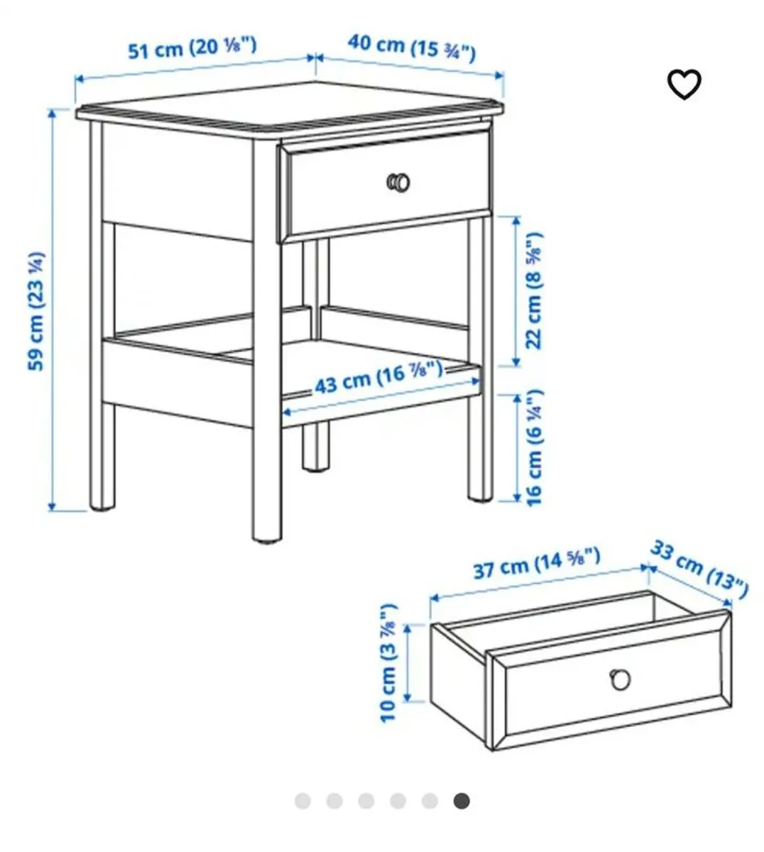 Bedside locker - Image 2