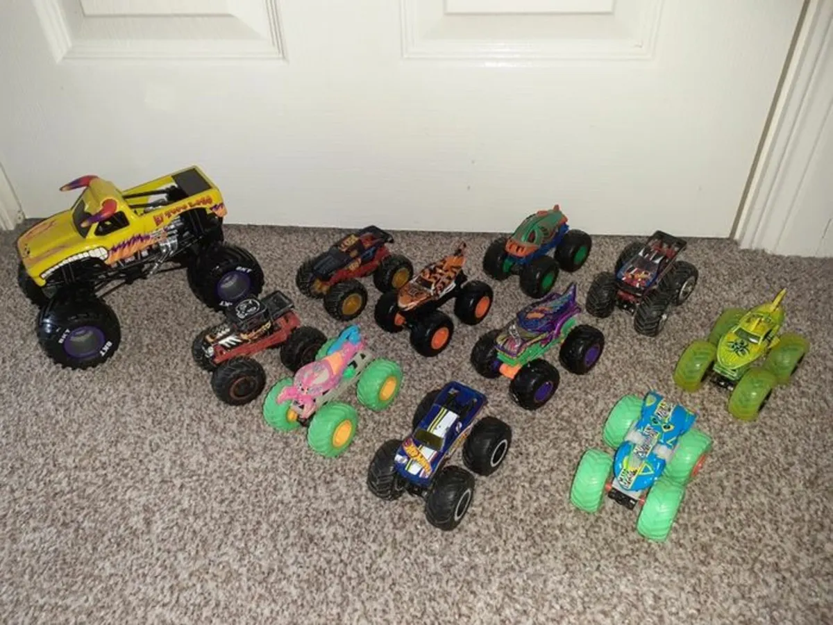 Hot wheels monster truck bundle