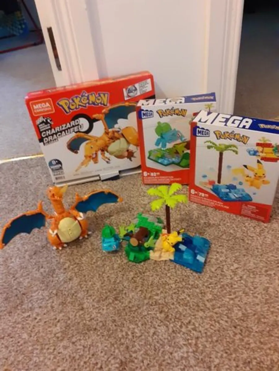 Pokemon mega lego set bundle - Image 1