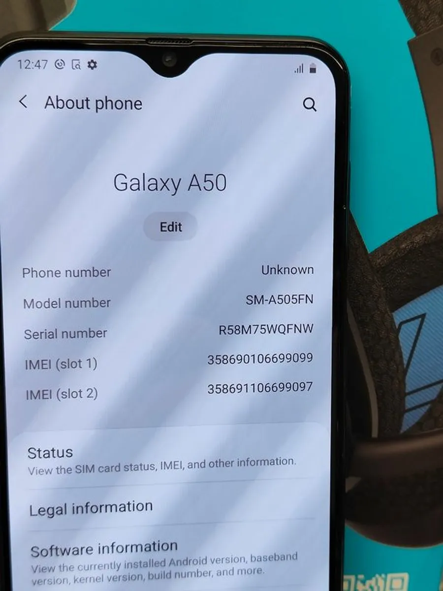Samsung Galaxy A50 - 128GB - Black - Dual Sim (Factory Unlocked) - Image 4