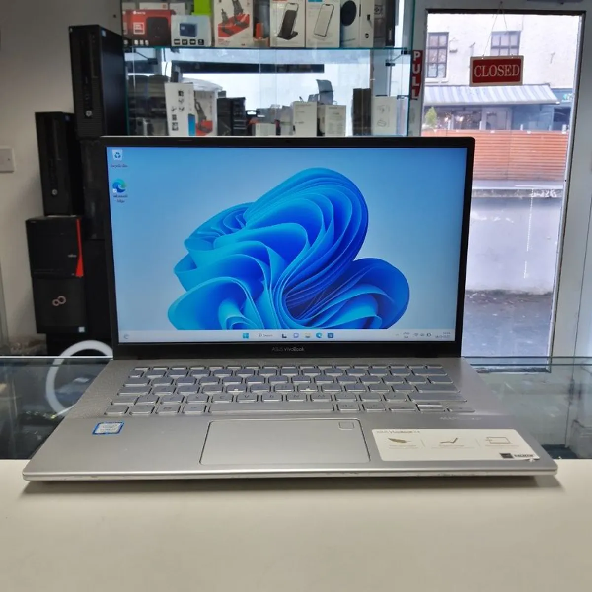 Asus Vivo Book Model X420U Laptop, 14 Inch Full Hd, Core -i7-8550U  1.80GHZ 8GB Ram, 512GB SSD, Windows 11 Pro - Image 3