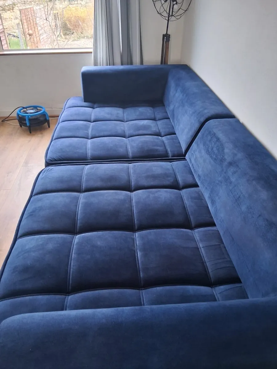 Large Navy Sofa - Image 1