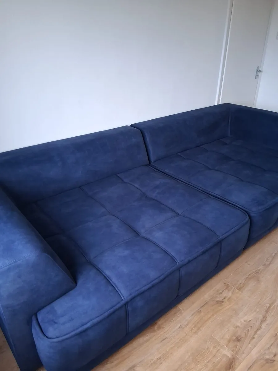 Large Navy Sofa - Image 2