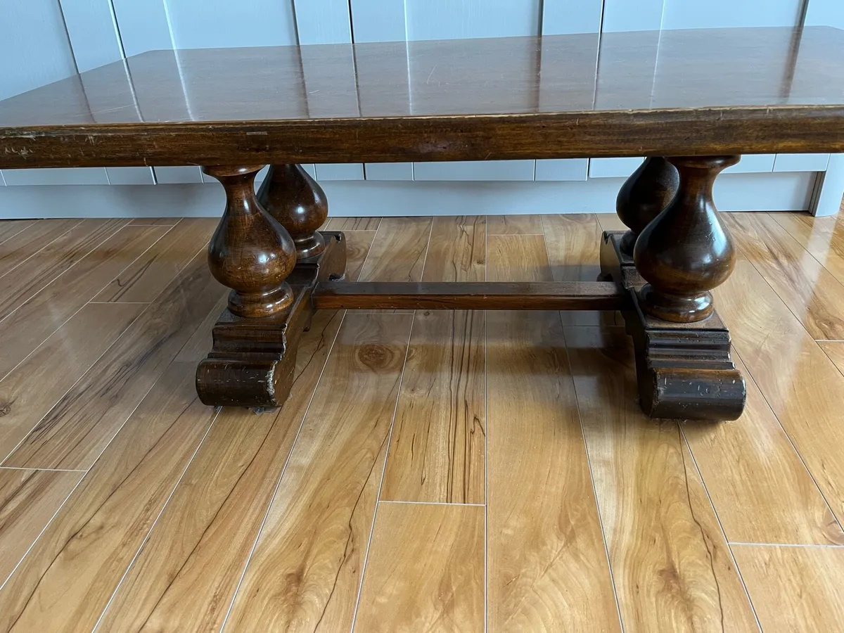 Mahogany coffee table - Image 3