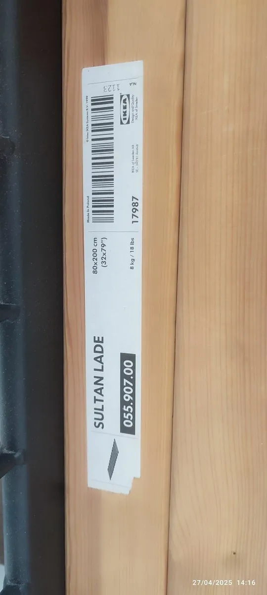 IKEA MINNEN Extendable Bed – White, 80×200 cm - Image 3
