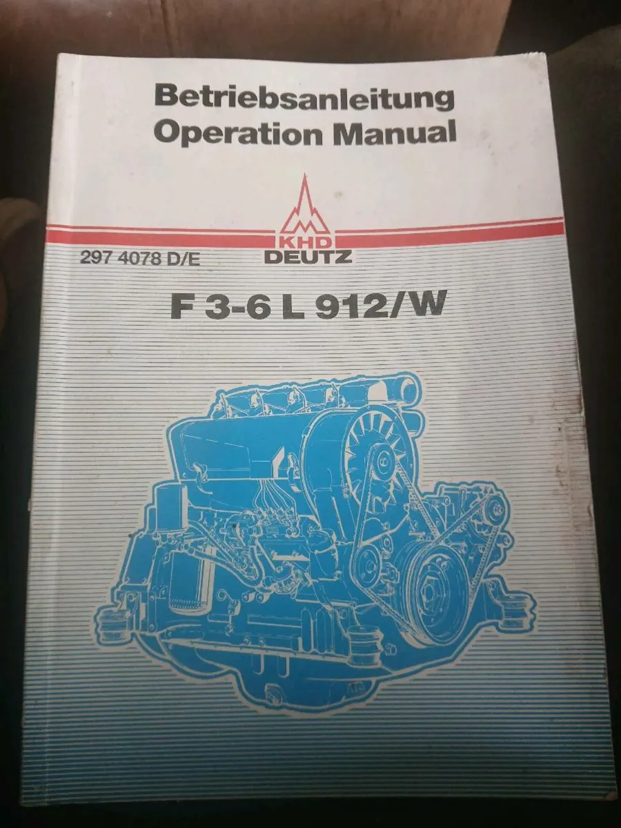 Deutz dx3.10 engine manual - Image 1