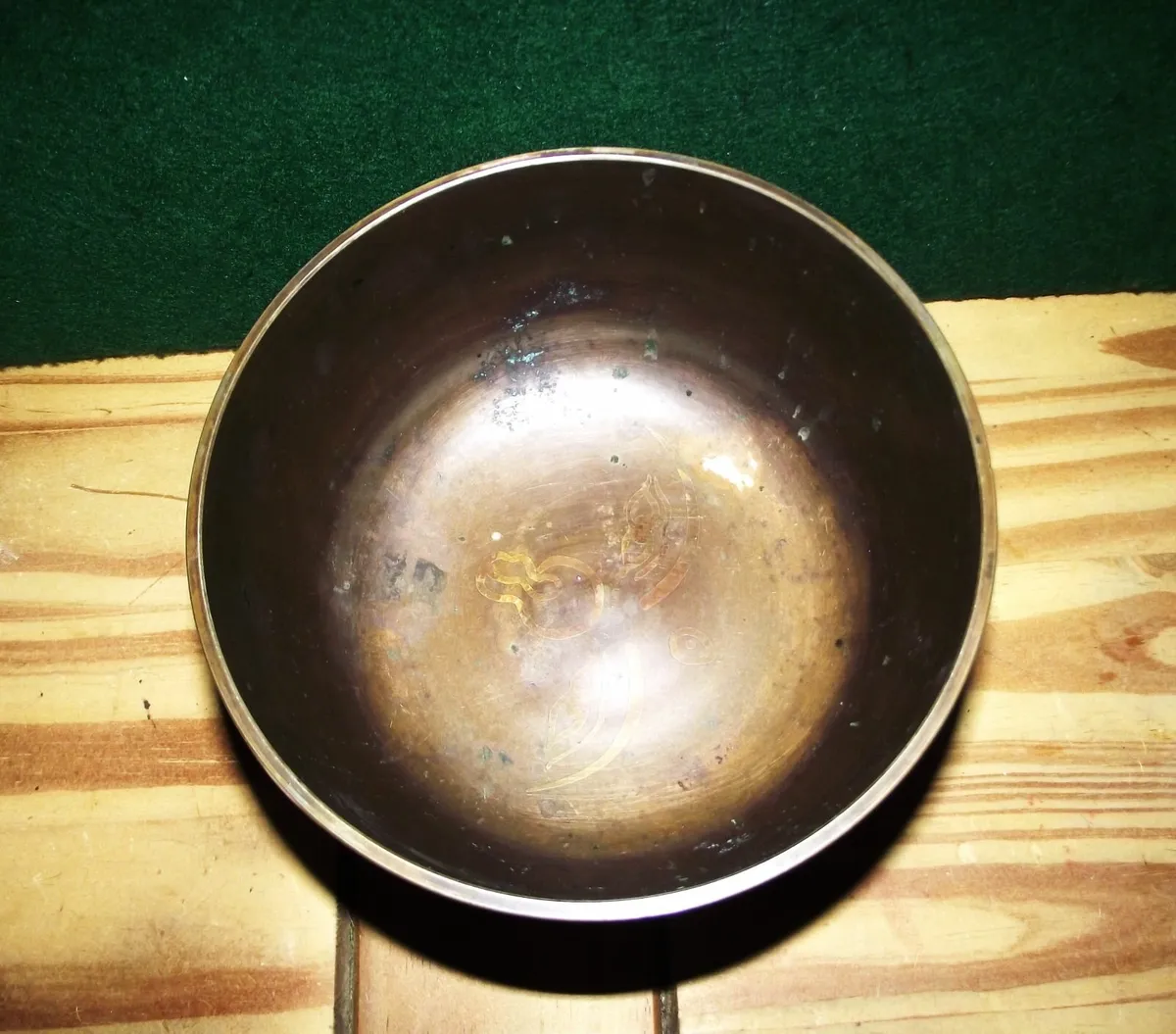 Vintage Bronze Bowl - Image 2