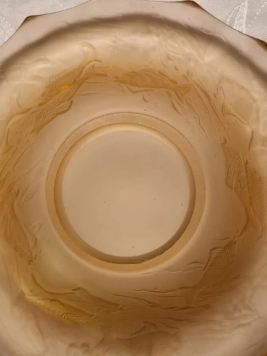 Art Deco Glass Rose Bowl - Image 3