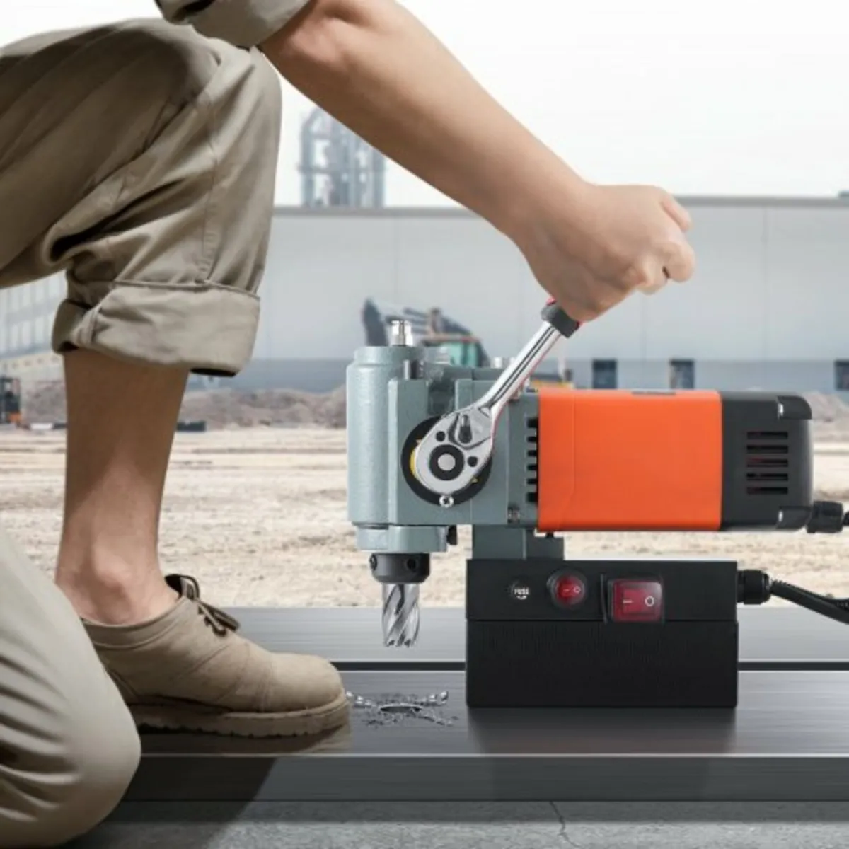 Magnetic Drill Press 1300W Low Profile Mag Drill L - Image 4