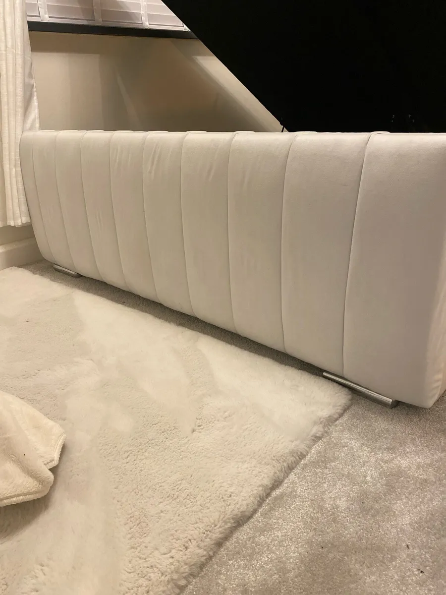 King Bed frame with storage like new 2 months old - Image 3