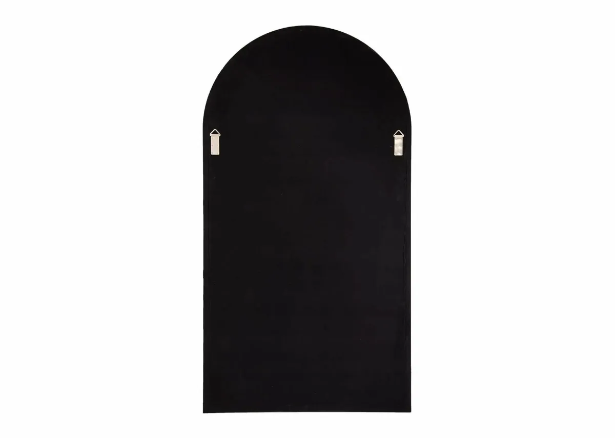 Large Black Arch Mirror - Image 2