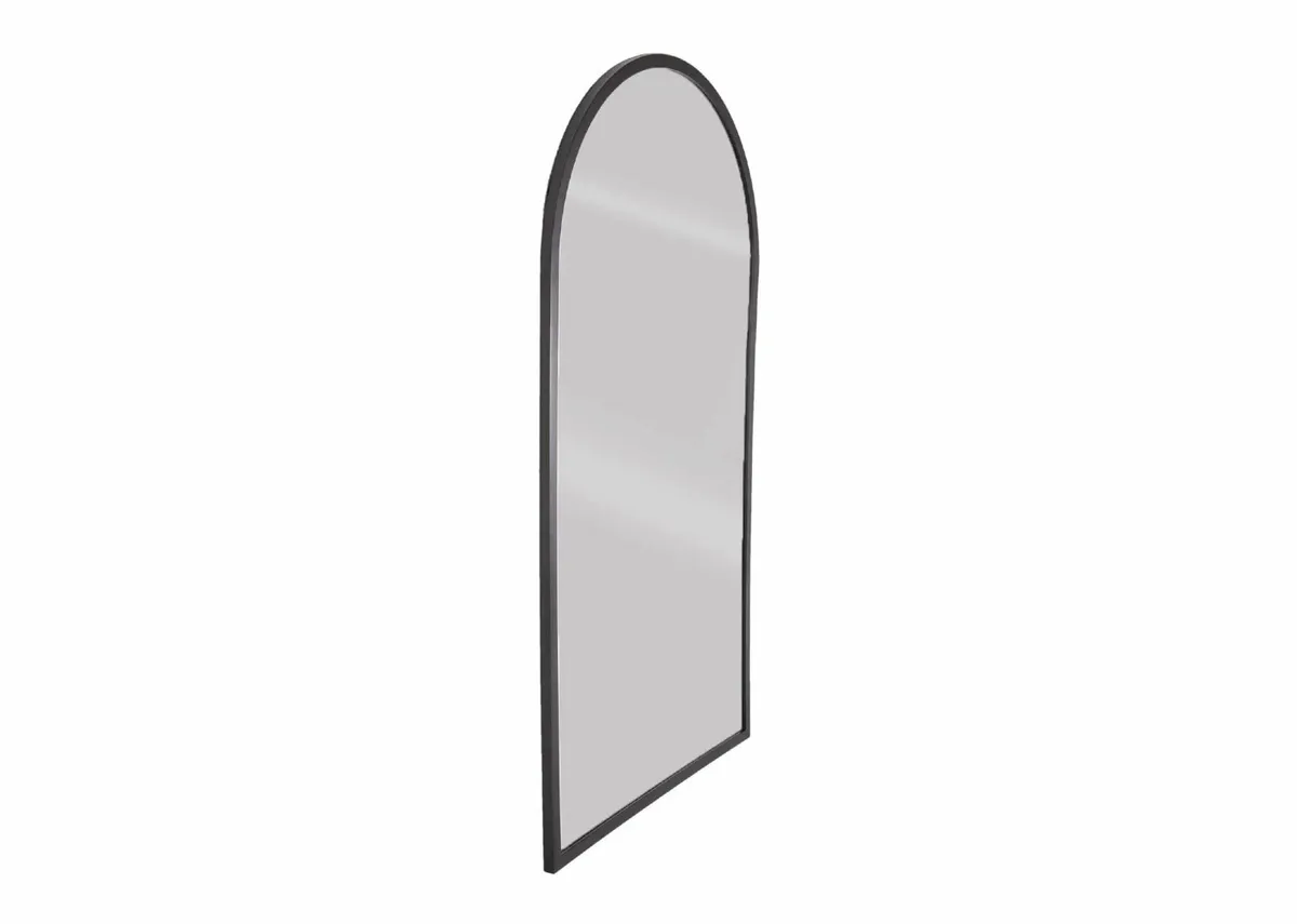 Large Black Arch Mirror - Image 4