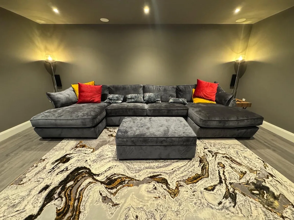 Sofa and ottoman - Image 1
