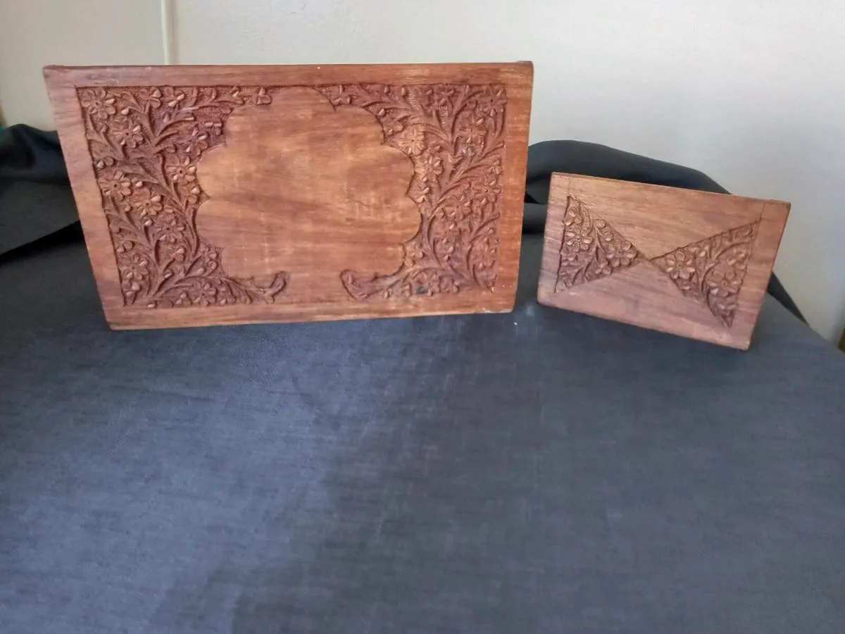 Hand Carved Letter Holders - Image 2