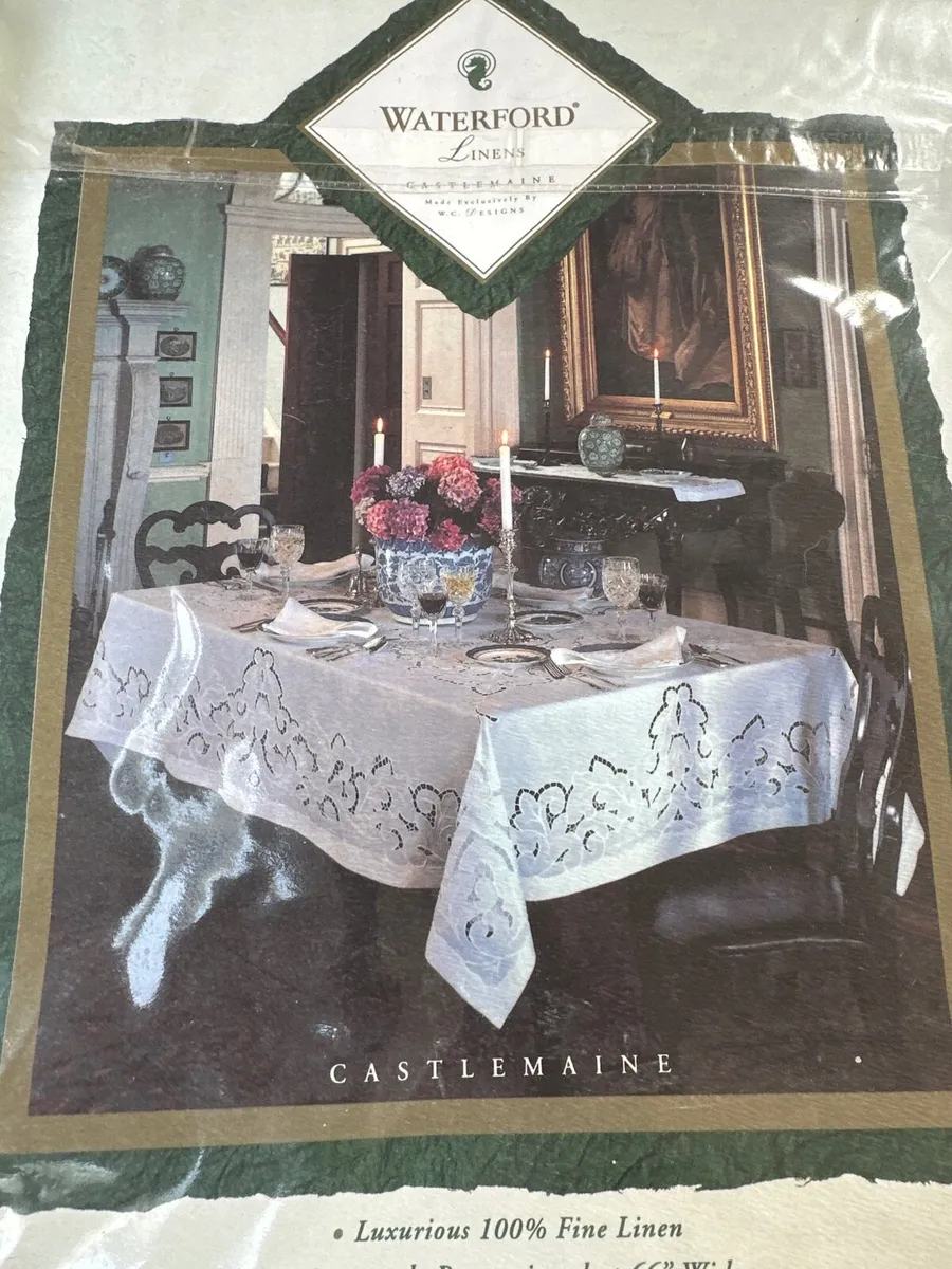 Waterford Linen Table Cloth & Napkins - Image 3