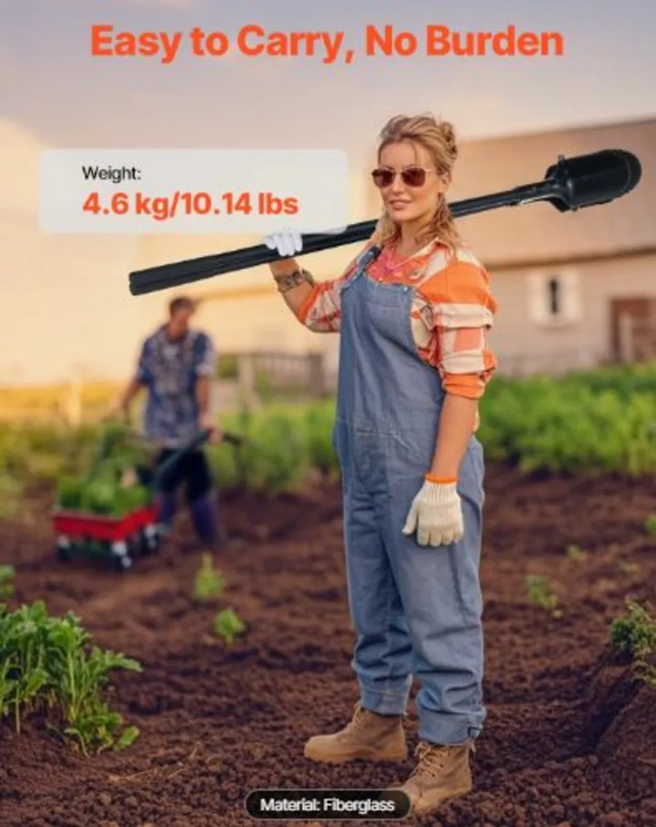 Post Hole Digger with Fiberglass Handle Scale - Image 2