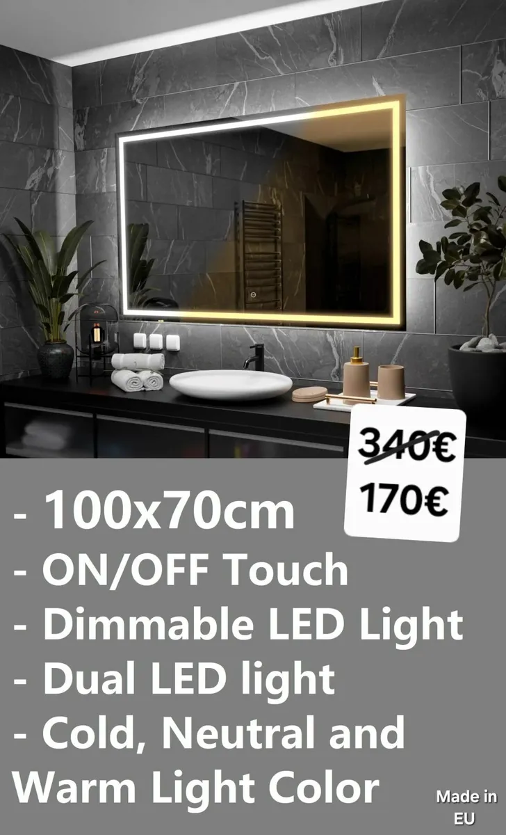 LED Bathroom Mirror - Image 1