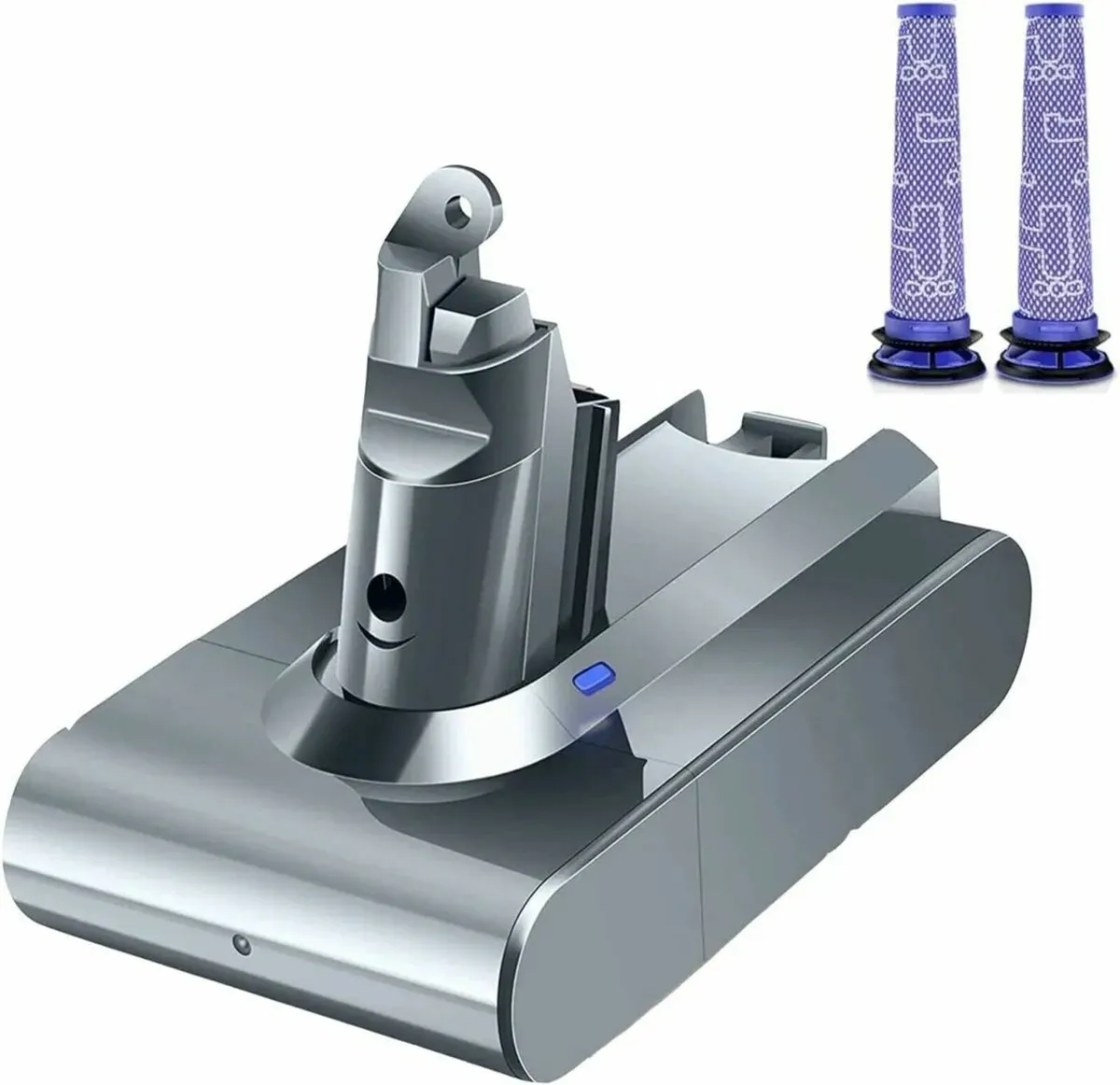 Dyson V6 Replacement Battery: 21.6V, 6000mAh - Image 1
