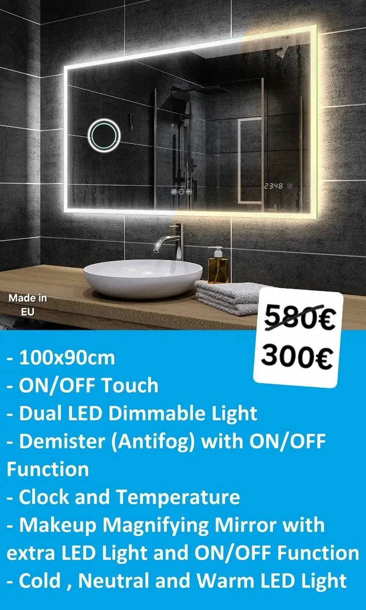 LED Bathroom Mirror - Image 1
