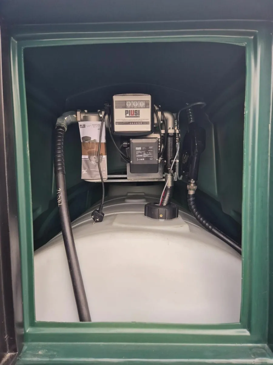 New Unused 2500L Bunded Fuel Tanks With 240V Pump - Image 4